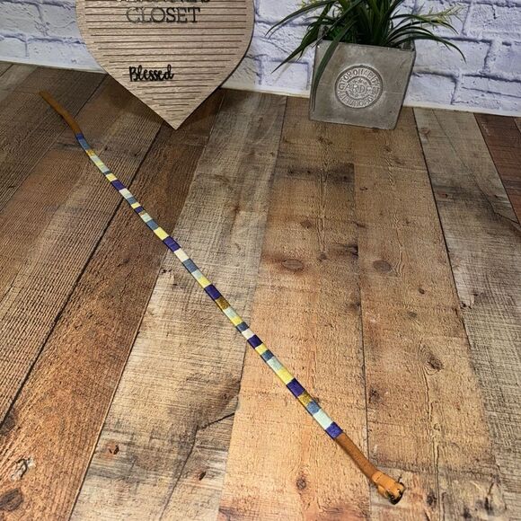 J. Crew woman’s thread wrapped thin leather belt - Picture 5 of 7